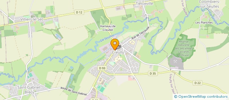 localisation de l'entreprise GUILLAUME ROGER  CREULLY SUR SEULLES