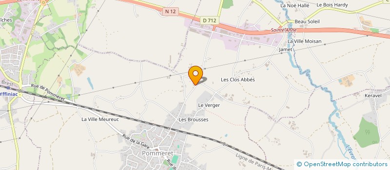 localisation de l'entreprise GUILLAUME ROPTIN INVESTISSEMENT  POMMERET