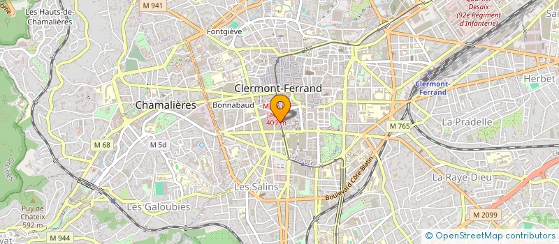 localisation de l'entreprise GUILLAUME SAHUC PATRICK ROESCH à CLERMONT-FERRAND