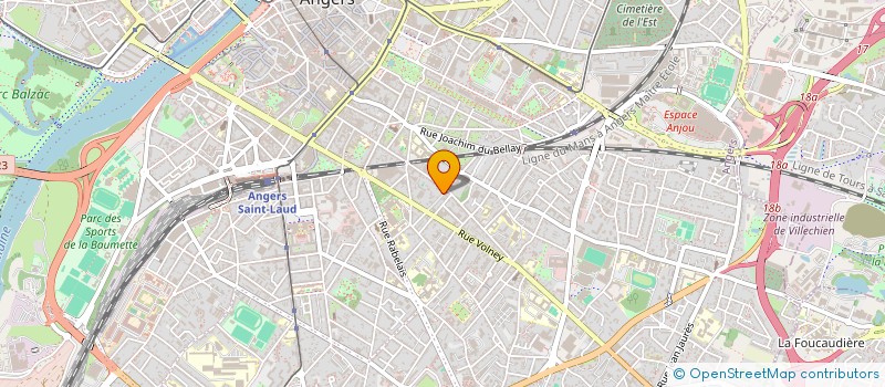 localisation de l'entreprise GUILLAUME TERRIEN IMMOBILIER à ANGERS