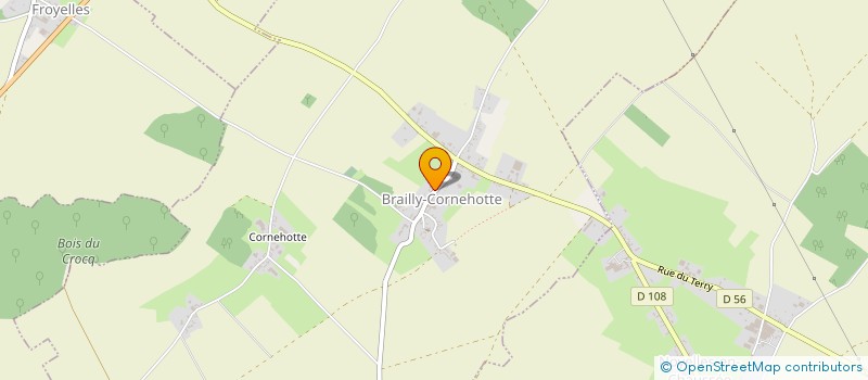 localisation de l'entreprise GUILLAUME THERMIQUE  BRAILLY-CORNEHOTTE