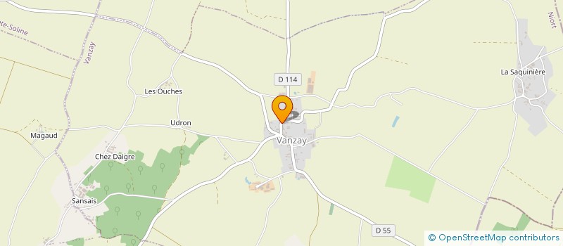 localisation de l'entreprise GUILLAUME TRANSPORTS GAILLARD à LEZAY