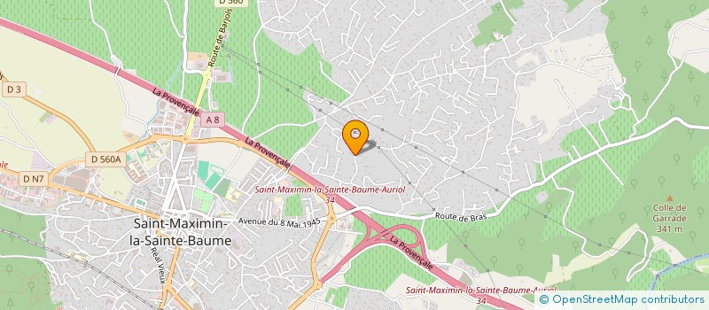 localisation de l'entreprise GUILLAUME TV à SAINT-MAXIMIN-LA-SAINTE-BAUME