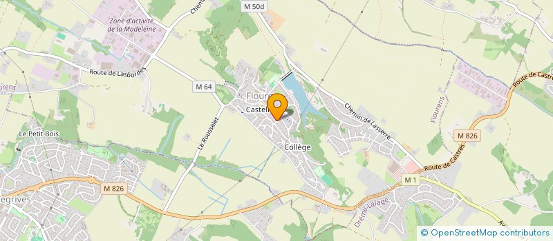 localisation de l'entreprise GUILLAUME VERGER CONSEILS  FLOURENS