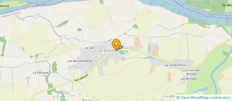 localisation de l'entreprise GUILLAUME VIAUD à MAUGES-SUR-LOIRE