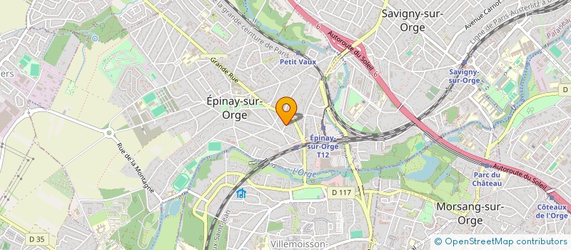 localisation de l'entreprise GUILLAUME VIEIRA  EPINAY-SUR-ORGE