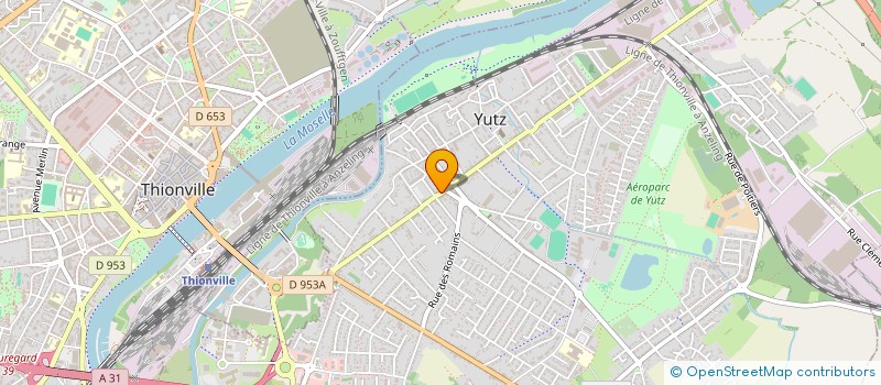 localisation de l'entreprise GUILLAUMET  YUTZ