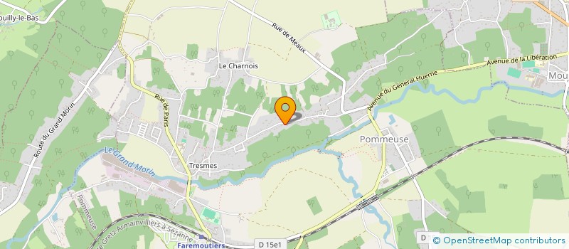 localisation de l'entreprise GUILLAUMET ENTREPRISE  POMMEUSE