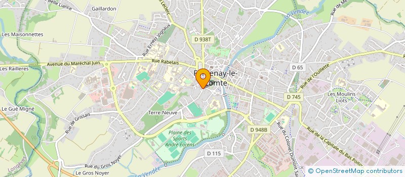 localisation de l'entreprise GUILLE  FONTENAY-LE-COMTE