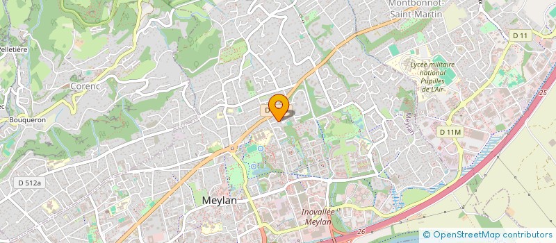 localisation de l'entreprise GUILLEBOT 7  MEYLAN