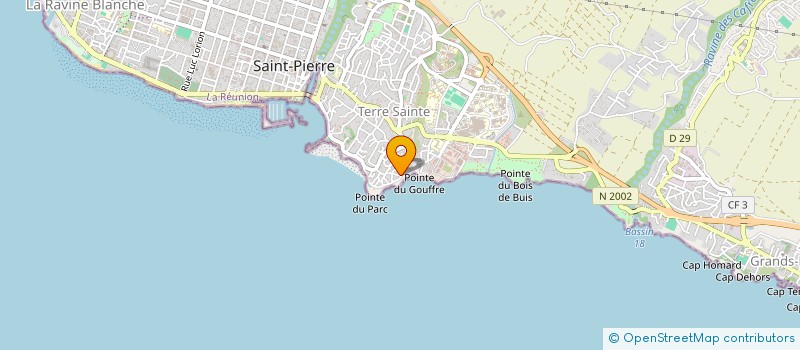localisation de l'entreprise GUILLEM EXPERTISES à SAINT-PIERRE
