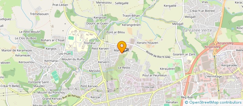 localisation de l'entreprise GUILLEM - JEGU à BREST
