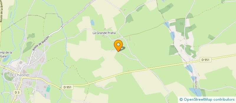 localisation de l'entreprise GUILLEMAIN  LE CHATELET