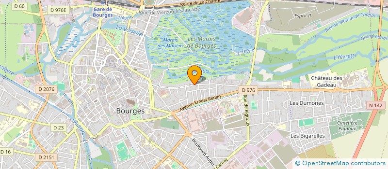 localisation de l'entreprise GUILLEMAIN D'ECHON  BOURGES