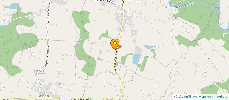 localisation de l'entreprise GUILLEMANE  ONARD