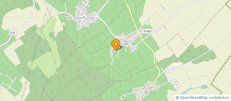 localisation de l'entreprise GUILLEMART-PONSART  SACY