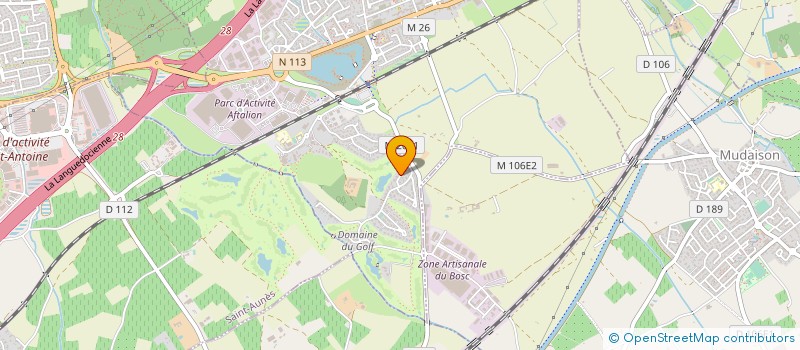 localisation de l'entreprise GUILLEMAUT PARTNER à BAILLARGUES