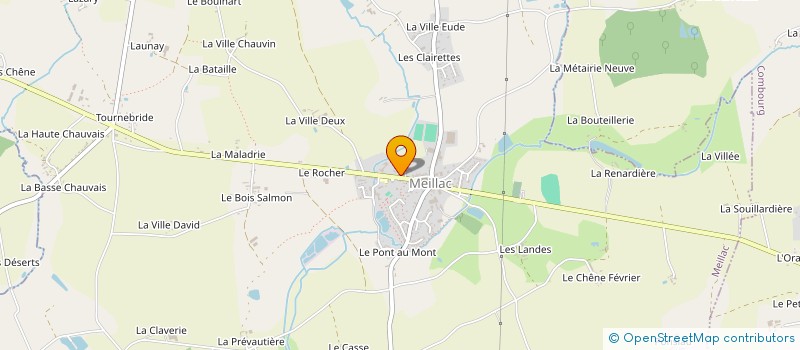 localisation de l'entreprise GUILLEMER SABOT à MEILLAC