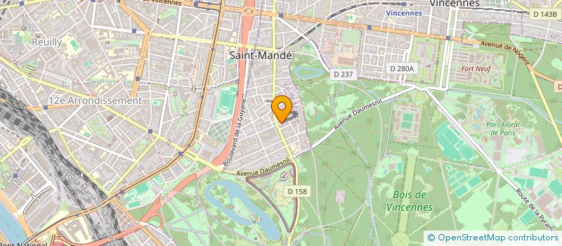 localisation de l'entreprise GUILLEMET DESAGNAT à SAINT-MANDE