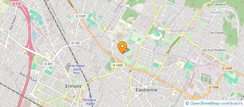 localisation de l'entreprise GUILLEMETTE à EAUBONNE