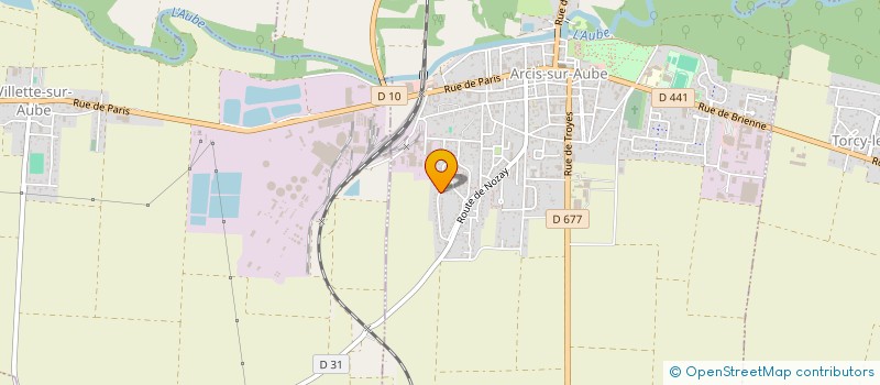 localisation de l'entreprise GUILLEMETTE XXI  ARCIS-SUR-AUBE