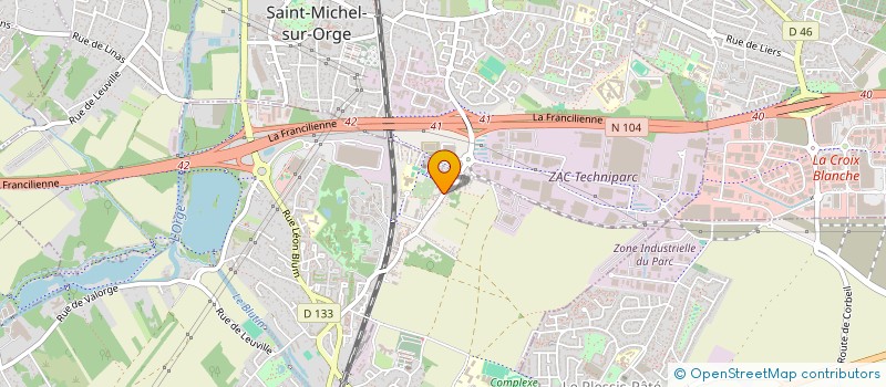 localisation de l'entreprise GUILLEMIN à BRETIGNY-SUR-ORGE