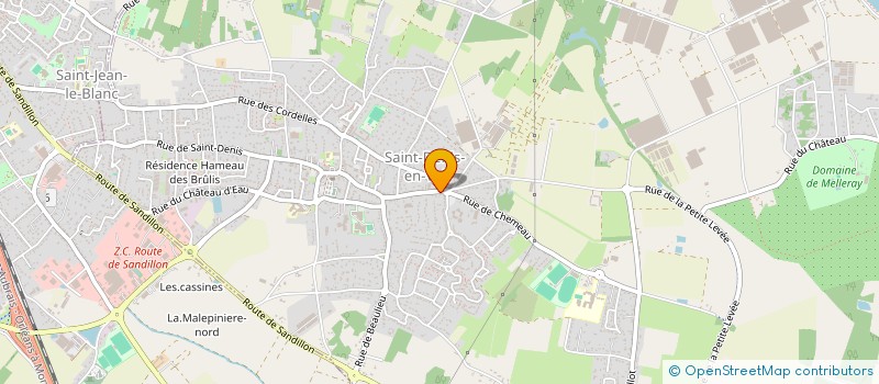 localisation de l'entreprise GUILLEMIN CLIMATISATION à SAINT-DENIS-EN-VAL