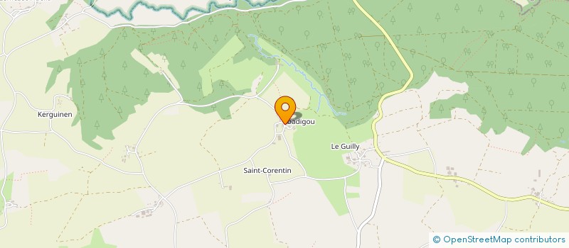 localisation de l'entreprise GUILLEMIN ENERGIE  POULLAOUEN