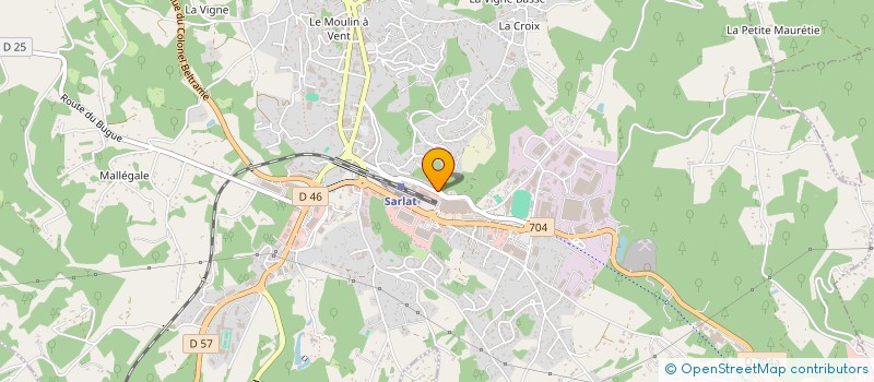localisation de l'entreprise GUILLEMIN INVESTISSEMENT à SARLAT-LA-CANEDA