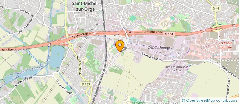 localisation de l'entreprise GUILLEMIN : LES BATISSEURS à BRETIGNY-SUR-ORGE