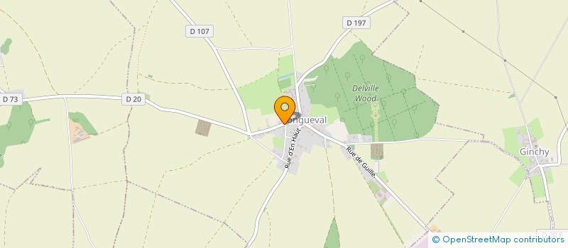 localisation de l'entreprise GUILLEMONT ET DOBEL à LONGUEVAL