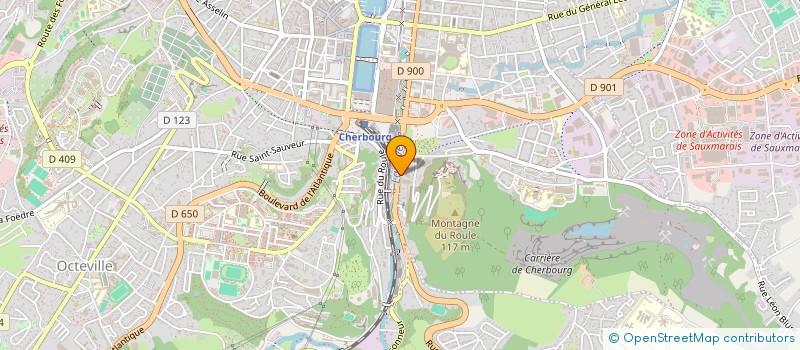 localisation de l'entreprise GUILLEMOT DUTHEIL ASSURANCES  CHERBOURG-EN-COTENTIN