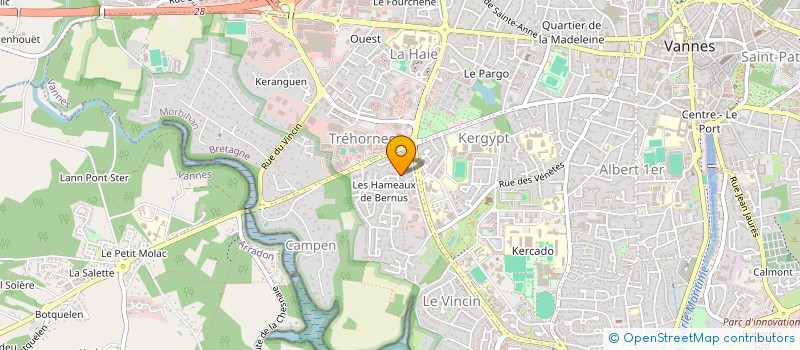 localisation de l'entreprise GUILLEMOT EURL à VANNES