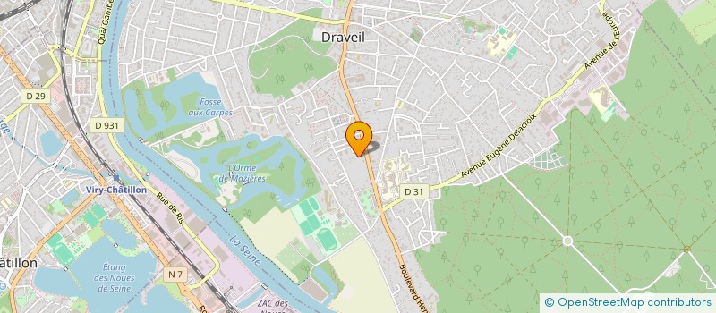 localisation de l'entreprise GUILLEMOT SINEUX à DRAVEIL