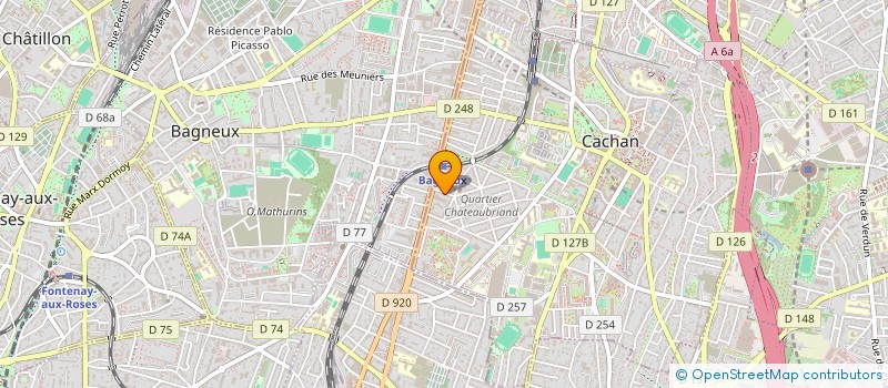 localisation de l'entreprise GUILLEMOY  CACHAN