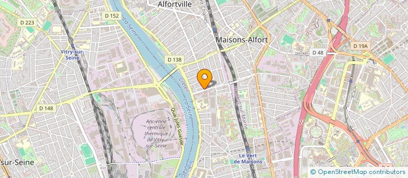 localisation de l'entreprise GUILLENIUM à ALFORTVILLE