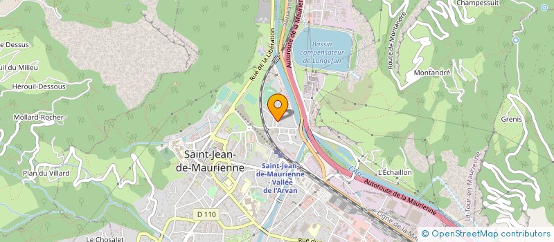 localisation de l'entreprise GUILLENTZ - DIENER  ALBIEZ-MONTROND