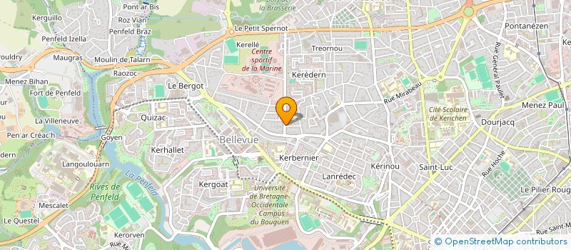 localisation de l'entreprise GUILLERM  BREST