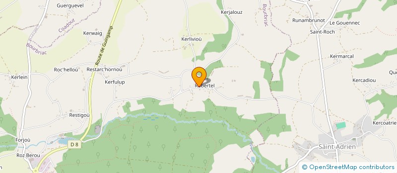 localisation de l'entreprise GUILLERM CARRELAGE  BOURBRIAC