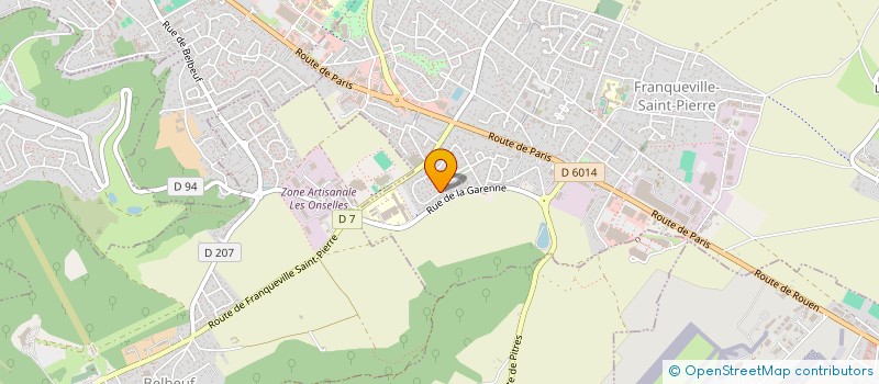 localisation de l'entreprise GUILLERM GOETZ  FRANQUEVILLE-SAINT-PIERRE