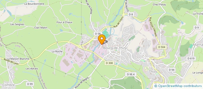 localisation de l'entreprise GUILLERMAIN OLIVIER  THIZY-LES-BOURGS