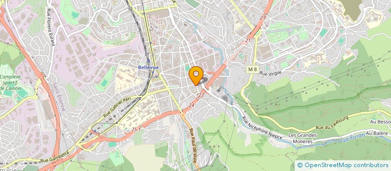 localisation de l'entreprise GUILLERMIN  SAINT-ETIENNE