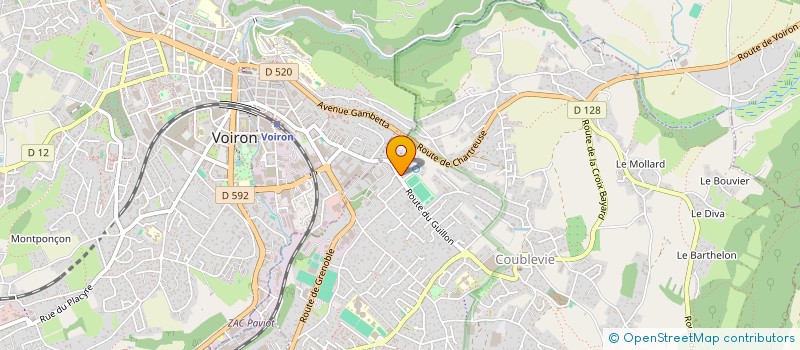 localisation de l'entreprise GUILLERON  COUBLEVIE