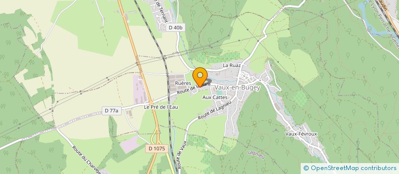 localisation de l'entreprise GUILLET à VILLEBOIS