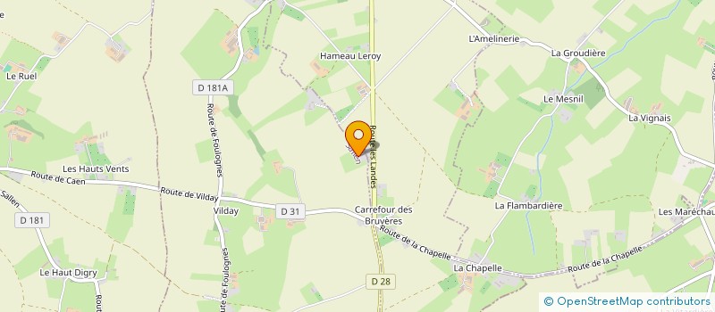 localisation de l'entreprise GUILLET  SALLEN