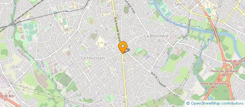 localisation de l'entreprise GUILLET AUTOMOBILES à REZE