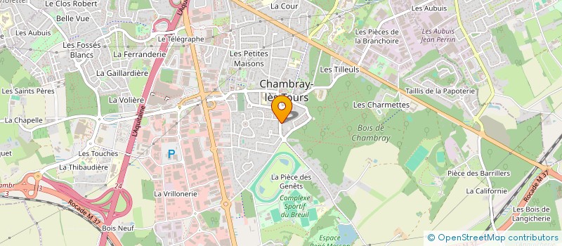 localisation de l'entreprise GUILLET COLIN IMMOBILIER  CHAMBRAY-LES-TOURS