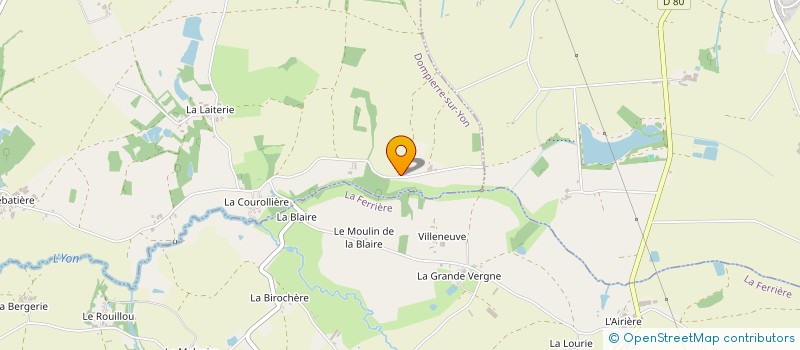localisation de l'entreprise GUILLET DEVELOPPEMENT à POIRE SUR VIE (LE)