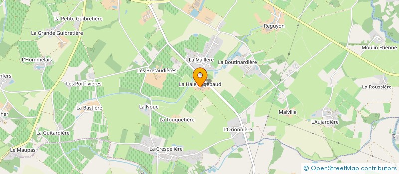 localisation de l'entreprise GUILLET DU LAC à SAINT-PHILBERT-DE-GRAND-LIEU