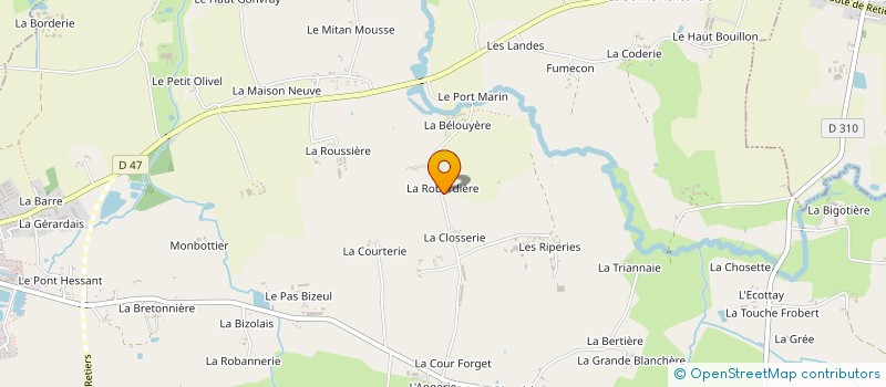 localisation de l'entreprise GUILLET INVESTISSEMENTS  COESMES